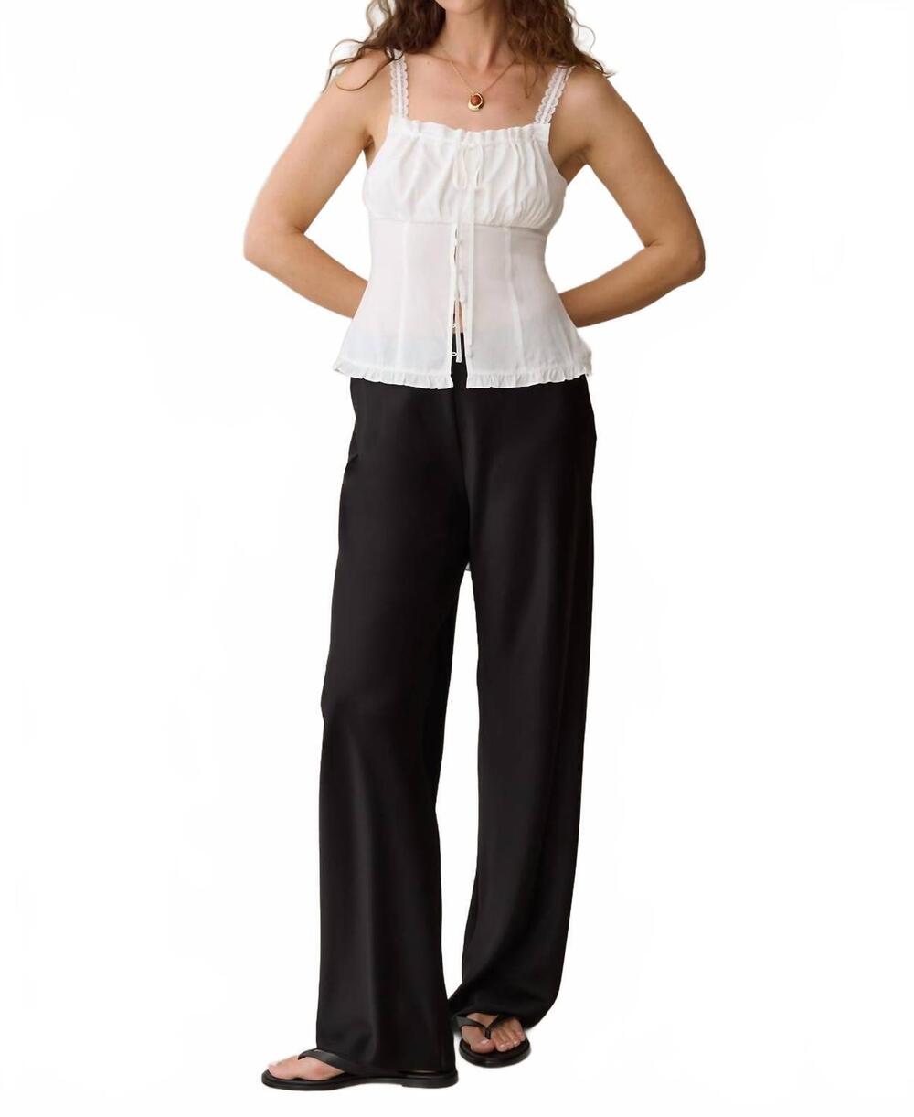 NEW FEW MODA jodie top in white